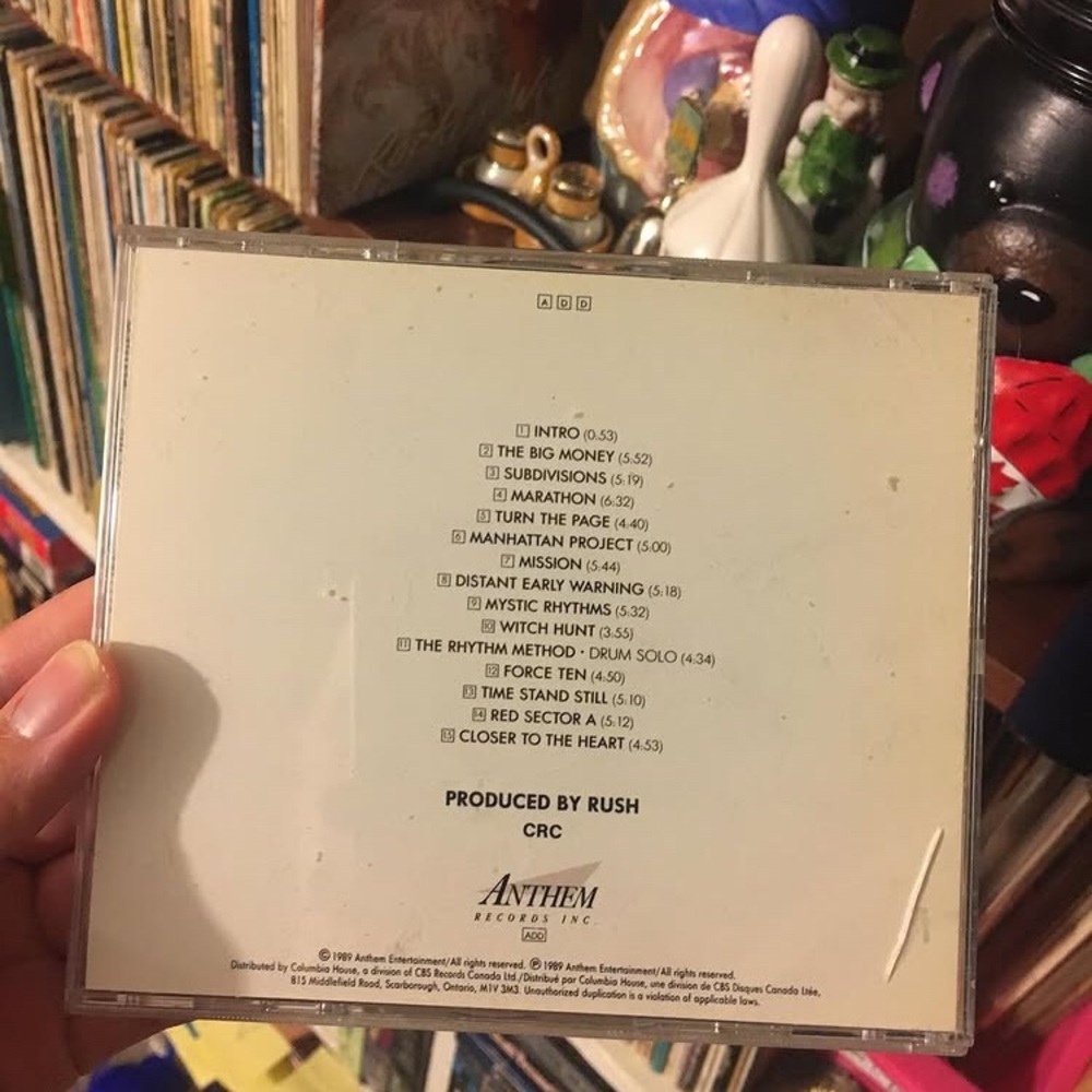 1989 R U S H CD - Picture 2 of 3